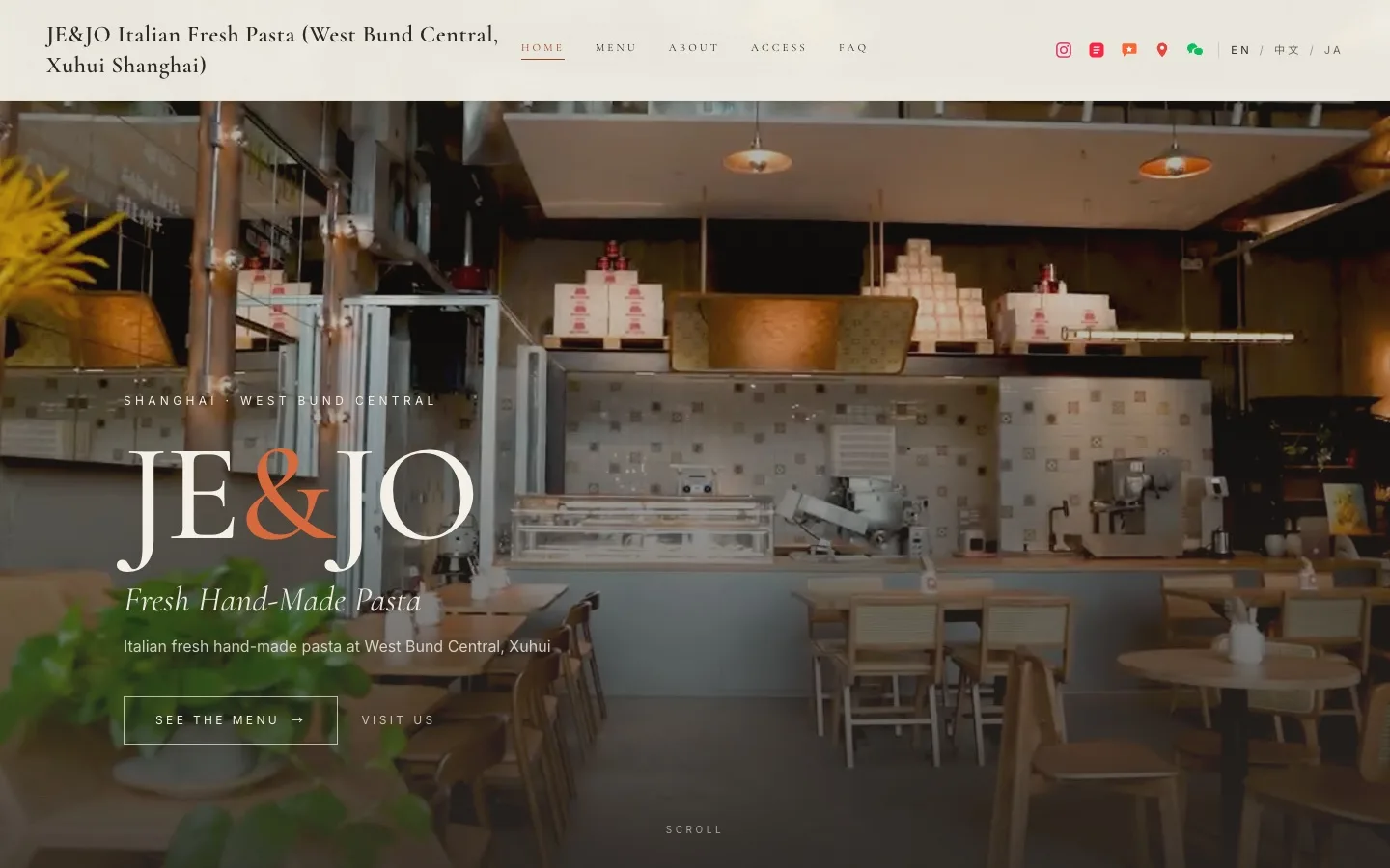JE&JO の実サイト（デスクトップ表示）